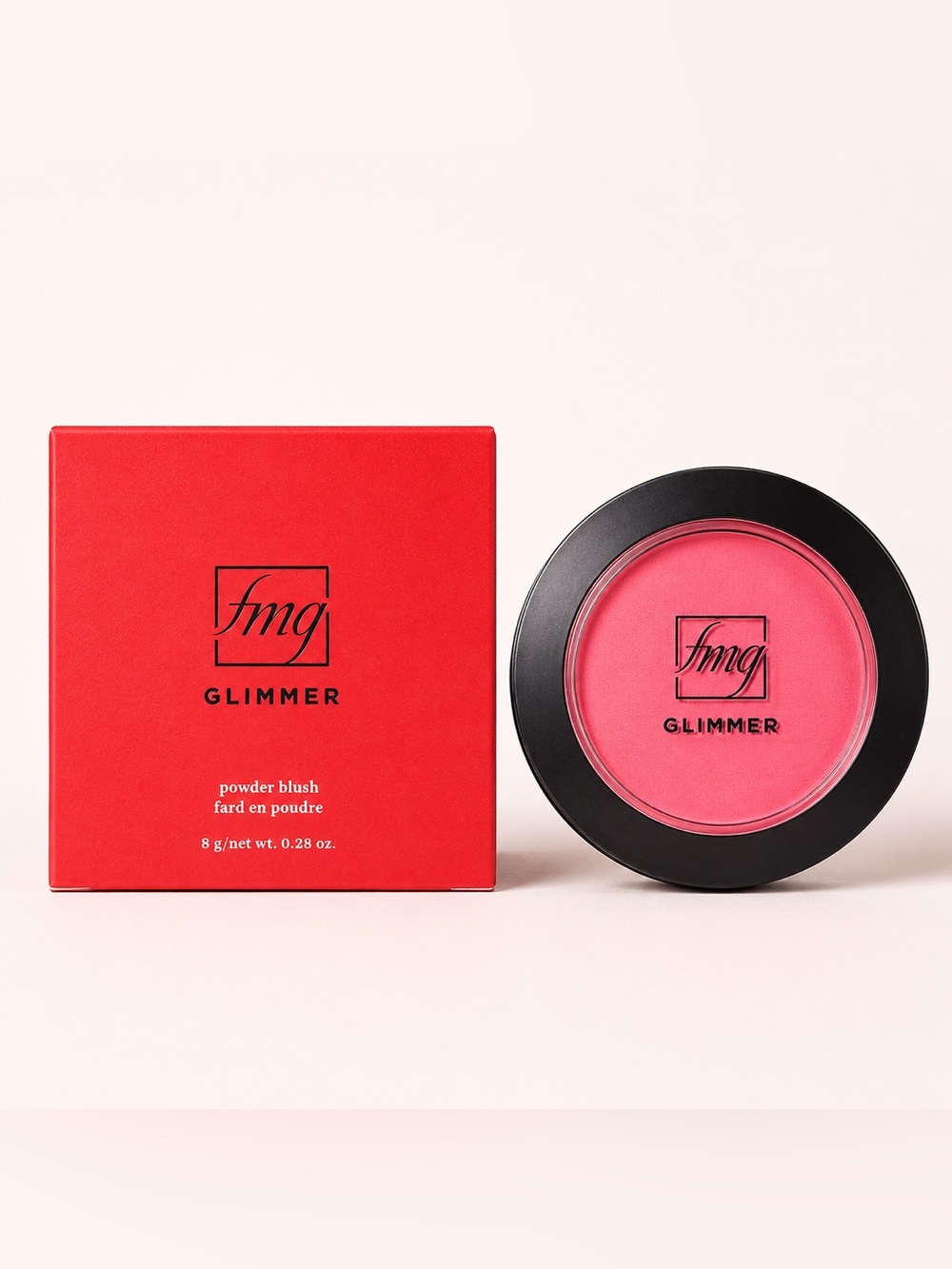 Avon FMG Glimmer Powder Blush Petal Pink HUGE NIB Discontinued 0.28 oz Beautiful - Picture 3 of 5
